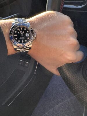 Replica Rolex GMT-Master II Black Dial 126710BLNR "Batgirl" photo review