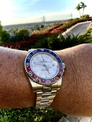 Replica Rolex GMT-Master II Meteorite Dial 126719BLRO "Superman" photo review