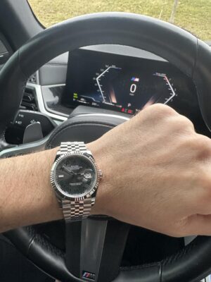 Rolex Datejust Rhodium Dial 126334 "Wimbledon" Flutted/Jubilee 41 mm photo review