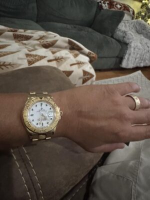 Replica Rolex Yacht-Master White Dial 16628 photo review