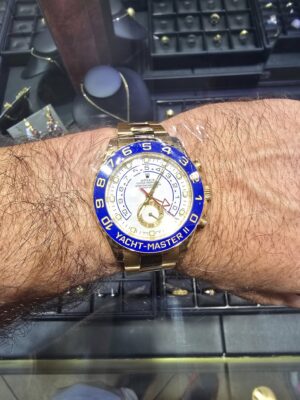 Replica Rolex Yacht-Master White Dial 116681 photo review