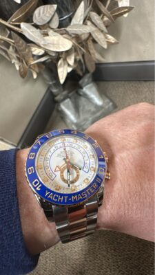 Replica Rolex Yacht-Master White Dial 116681 photo review
