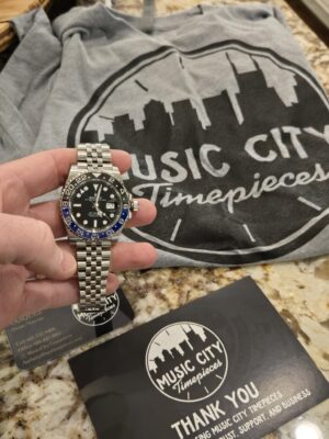 Replica Rolex GMT-Master II Black Dial 126710BLNR "Batgirl" photo review