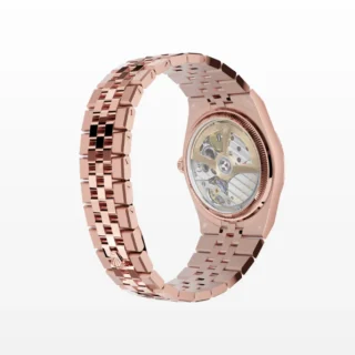 Land-Dweller 36 mm Everose gold Profile Shot