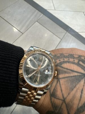 Rolex Datejust Rhodium Dial 126333 "Wimbledon" Flutted/Jubilee 41 mm photo review