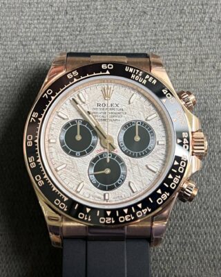 Superclone Daytona 126515LN Meteorite Dial Perspective View
