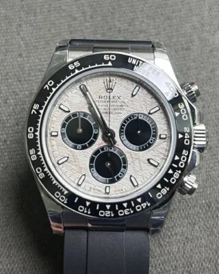 Superclone Daytona 126519LN Meteorite Dial Perspective View