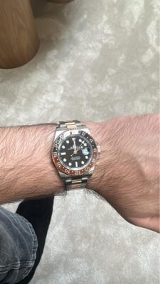 Beautiful superclone Rootbeer on wrist