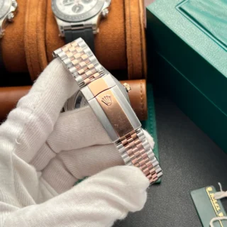 Superclone Datejust Chocolate Dial 126331 Jubilee Perspective View
