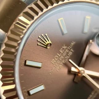 Superclone Datejust Chocolate Dial 126331 Oyster Style Perspective