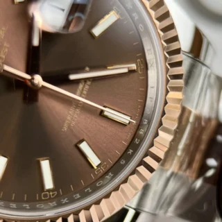 Superclone Datejust Chocolate Dial 126331 Oyster Feature Highlight