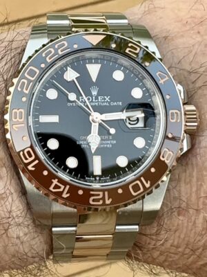 Replica Rolex GMT-Master Black Dial 126711CHNR Root Beer photo review
