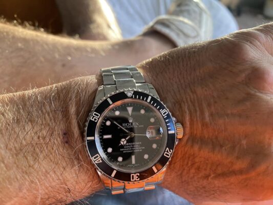 Replica Rolex Submariner Black Dial 116610LN photo review