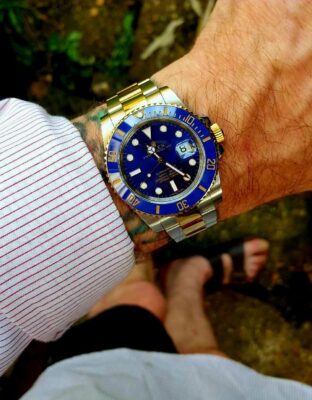 Superclone Rolex Submariner Blue Dial 116618LB photo review