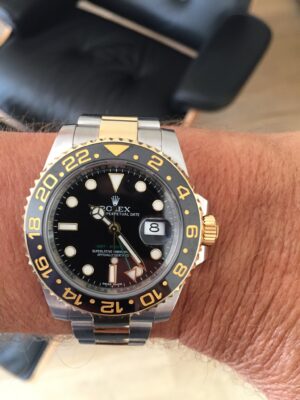 Replica Rolex GMT-Master II Black Dial 116713 photo review