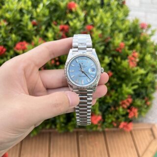 Superclone Rolex Day-Date Ice Blue Diamond Dial 228396tbr-0002 40 mm - Image 3