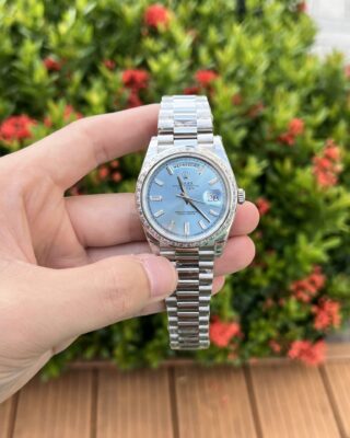 Superclone Rolex Day-Date Ice Blue Diamond Dial 228396tbr-0002 40 mm - Image 3