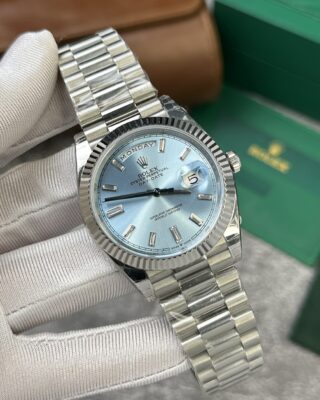 Superclone Rolex Day-Date Ice Blue Diamond Dial 228236-0006 40 mm - Image 3