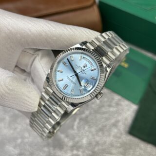 Superclone Rolex Day-Date Ice Blue Diamond Dial 228236-0006 40 mm - Image 4