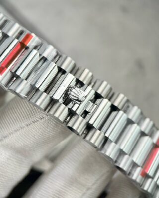 Superclone Rolex Day-Date Grey Stick Tapestry Dial 228239-0002 40 mm - Image 9