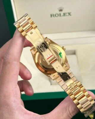Superclone Rolex Day-Date Champagne Diamond Dial 128238-0132 36 mm - Image 8