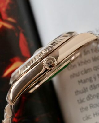 Superclone Rolex Day-Date Eisenkiesel Diamond Dial 128235-0041 36 mm - Image 6