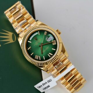 Alternative view of Superclone Rolex Day-Date Green Ombré Dial 228238-0069 40 mm