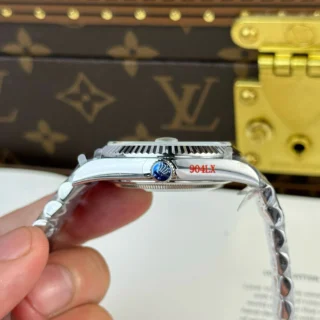 Day Date White Dial Fluted Bezel Presidential Bracelet