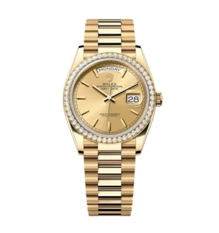 Superclone Rolex Day-Date Champagne Dial 128348rbr-0026 36 mm