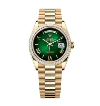 Superclone Rolex Day-Date Green Ombré Dial 128398tbr-0028 36 mm