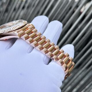 Superclone Rolex Day-Date White Mother-of-Pearl Diamond Dial 128235-0078 36 mm - Image 14