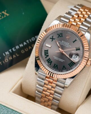 Alternative view of Rolex Datejust Slate Roman Dial 126331-0016 41 mm