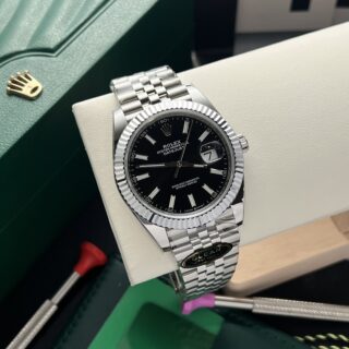 Alternative view of Rolex Datejust Black Dial 126334-0018 41 mm