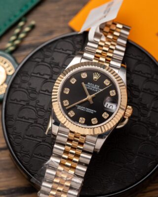 Alternative view of Rolex Datejust Black Diamond Dial 126231-0019 36 mm
