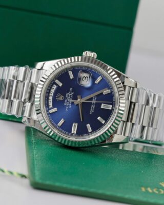 Superclone Rolex Day-Date Bright Blue Diamond Dial 128239-0069 36 mm - Image 3