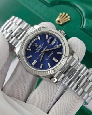 Superclone Rolex Day-Date Bright Blue Diamond Dial 128239-0069 36 mm - Image 4