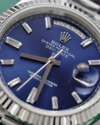 Superclone Rolex Day-Date Bright Blue Diamond Dial 128239-0069 36 mm - Image 6