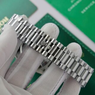 Superclone Rolex Day-Date Bright Blue Diamond Dial 128239-0069 36 mm - Image 10