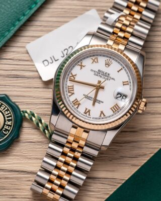 Alternative view of Rolex Datejust White Roman Dial 126231-0015 36 mm