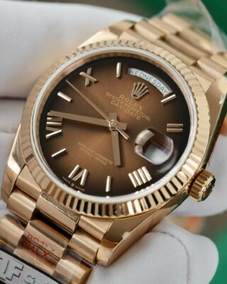 Superclone Rolex Day-Date Brown Ombré Dial 128235-0075 36 mm - Image 5