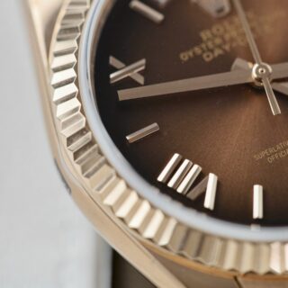 Superclone Rolex Day-Date Brown Ombré Dial 128235-0075 36 mm - Image 8