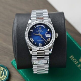 Alternative view of Superclone Rolex Day-Date Blue Ombré Dial 128239-0063 36 mm
