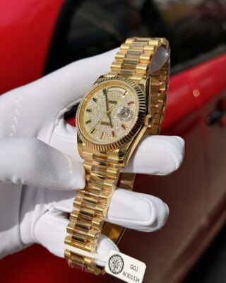 Superclone Rolex Day-Date Diamond-Paved Dial 128238-0051 36 mm - Image 4