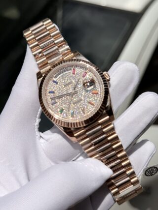 Superclone Rolex Day-Date Diamond-Paved Dial 128235-0039 36 mm - Image 3