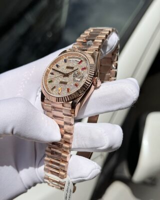 Superclone Rolex Day-Date Diamond-Paved Dial 128235-0039 36 mm - Image 5