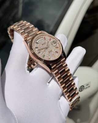 Superclone Rolex Day-Date Diamond-Paved Dial 128235-0039 36 mm - Image 6