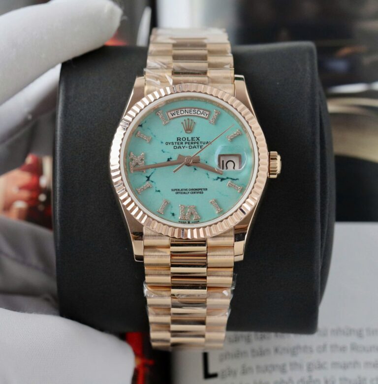 Superclone Rolex Day-Date Turquoise Dial 128235 40 mm photo review