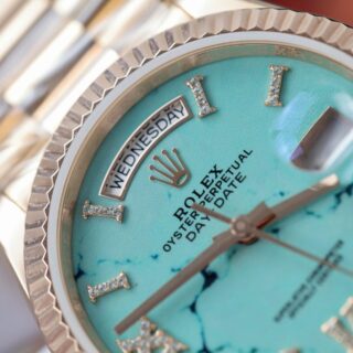 Superclone Rolex Day-Date Turquoise Dial 128235 40 mm - Image 6