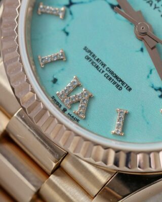Superclone Rolex Day-Date Turquoise Dial 128235 40 mm - Image 7