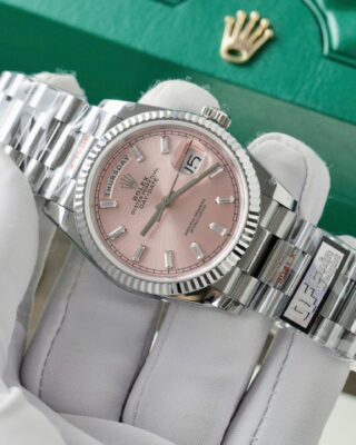 Superclone Rolex Day-Date Pink Diamond Dial 128236-0024 36 mm - Image 3